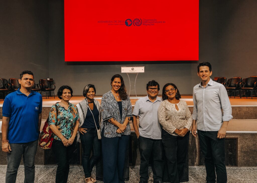 Visita da Coordenação da OIM (Organização Internacional para as Migrações)