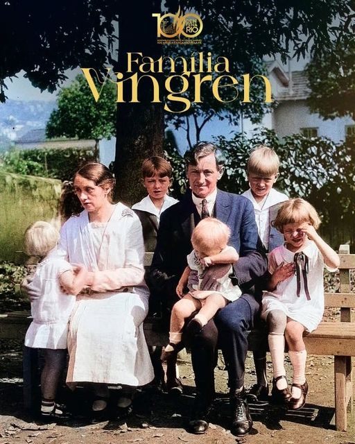 Gunnar Vingren e família